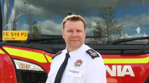 Callum Faint - Chief Fire Officer at Leicestershire Fire and Rescue Service and a new chair for LRF